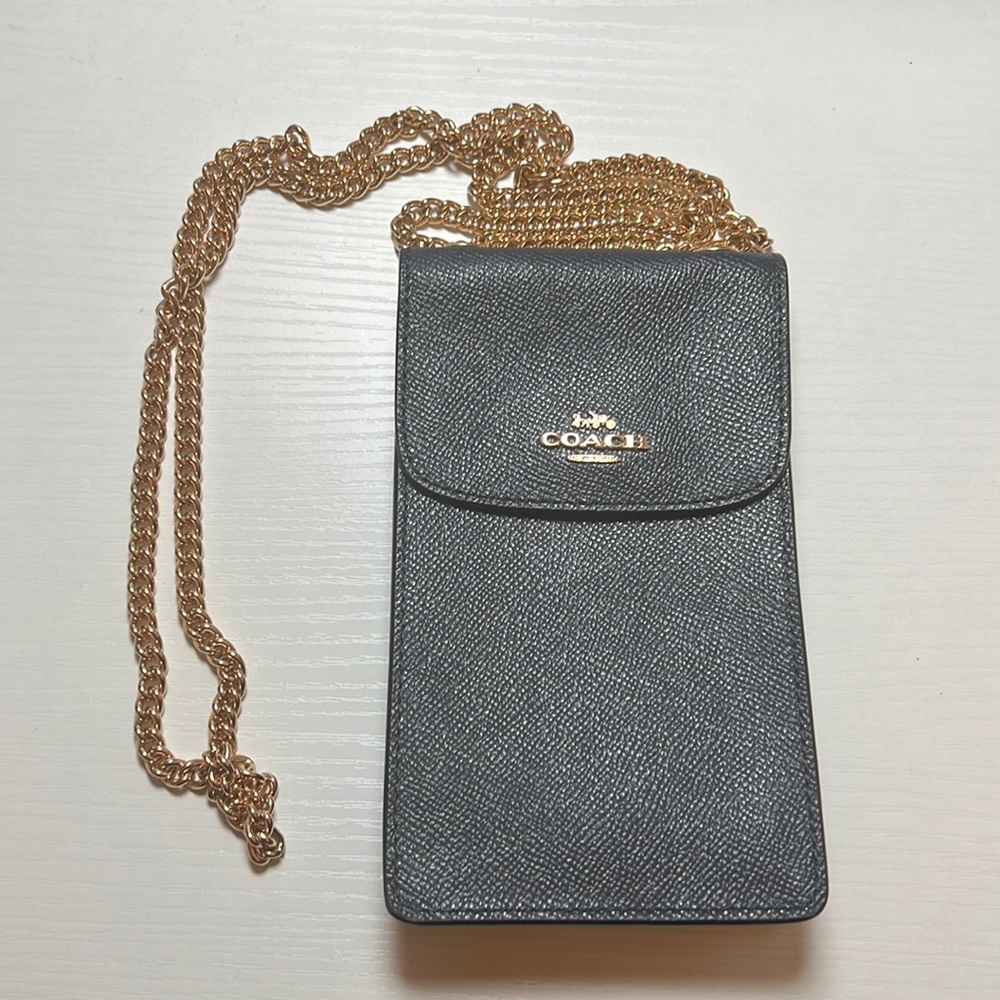 Never used Coach phone crossbody